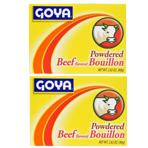Goya Beef Powdered Bouillion 2.82 oz Pack of 2